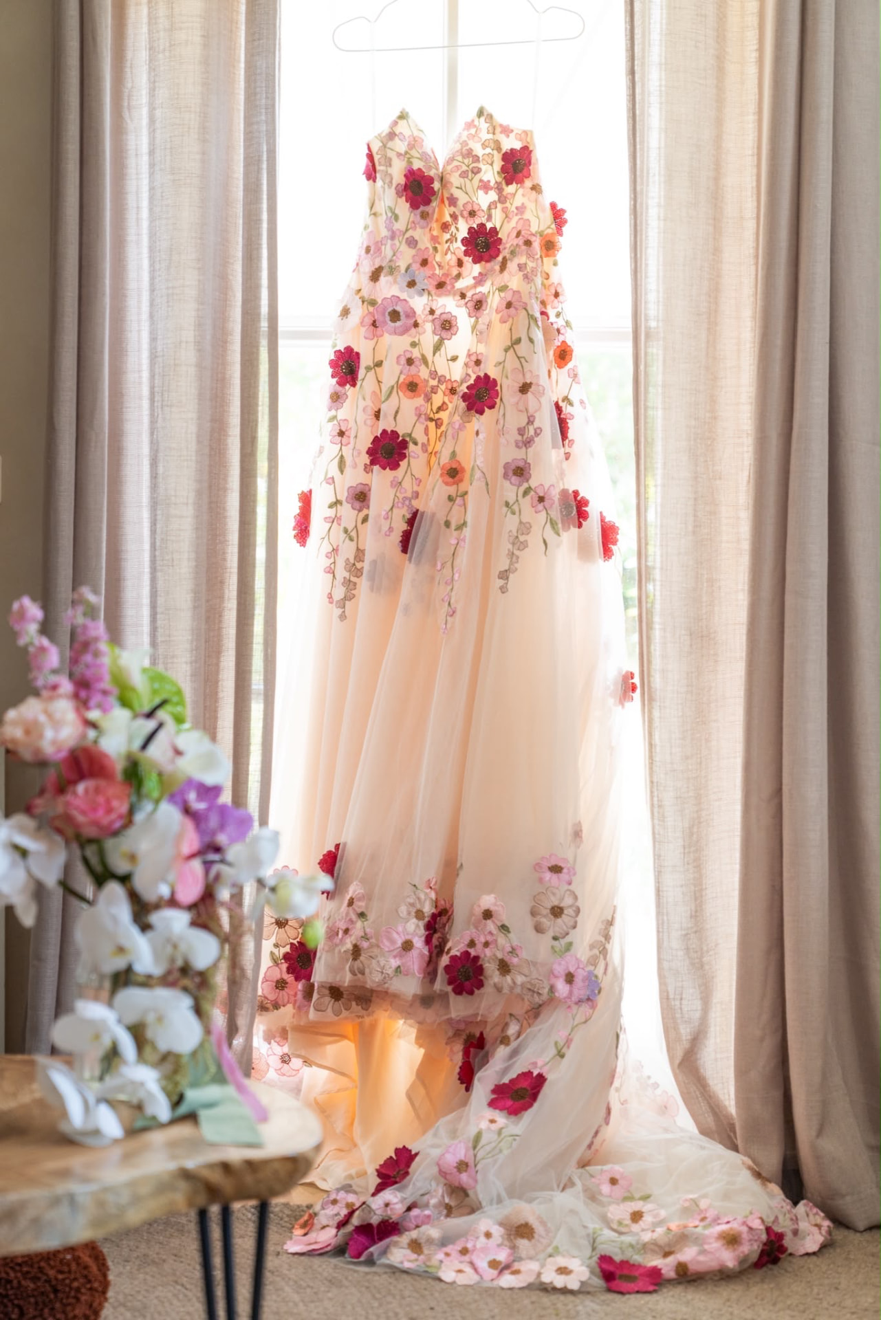 Floral gown